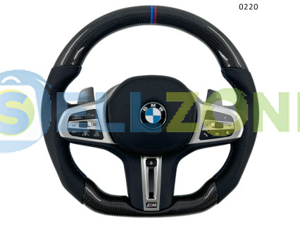 Carbon Cut M Θερμαινόμενο Τιμόνι BMW G Series 1 2 3 4 5 6 7 8 X3 X4 X5 X6 X7 - 0220